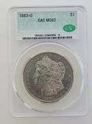 1883 O Morgan Silver Dollar, CAC MS62