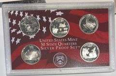 2004 & 2005 Silver Quarter Proof Sets
