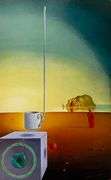 Spectacular Salvador Dali, Giant Flying Demi-Tasse