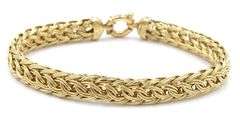 Lovely 14K WG Woven Wires Bracelet