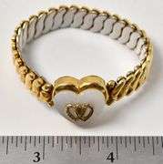 Mother of Pearl Sweetheart bracelet in Costume Jewelry