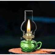 Lot of 2 Vintage-Style Hurricane Kerosene Lanternss