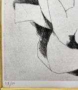 Rare Marino Marini Signed Etching Edition of 50, 1968