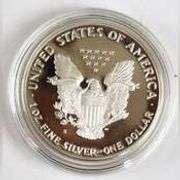 1986 S Proof Silver Eagles with Box and Paper