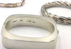 Lot of 3 vintage 925 sterling silver bracelets