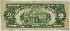 $2 Red Seal 2928 F US Note