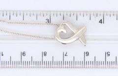 Tiffany & Co Paloma Picasso Heart Pendant on Chain Necklace