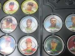 60 VINTAGE TOPPS BASBALL COINS