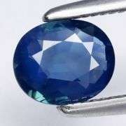 Intense blue untreated .51ct Madagascar Sapphire!