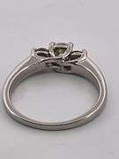 CERTIFIED LADIES PLATINUM AND DIAMOND RING