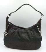 Brighton Blk Leather Shoulder Bag