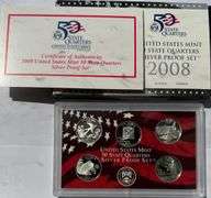 2008 Silver Quarters US Proof Set.