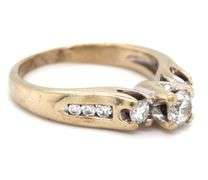 Nice Estate 14K WG Engagement Ring