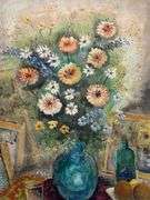 Collectible oil on canvas by Albert Goldman (1922-2011)