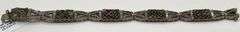 Elegant over 5.5ct Natural black opal with 2.99 ct diamond Bracelet-  in Sterling Silver – Size 7
