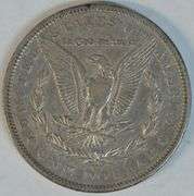 Original AU 1890-CC Morgan Silver Dollar. Key date