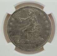 1878 S Silver Trade Dollar, NGC AU 53
