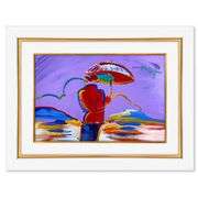 Umbrella Man at Sea by Peter Max