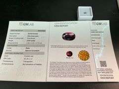 CERTIFIED NATURAL RED RUBY 0.46 CARAT
