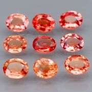 Vivid! 3.48ct TOP MANDARIN ORANGE Sapphire set!!!