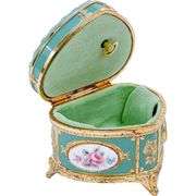 Heart-Shaped Musical Jewelry Trinket Box