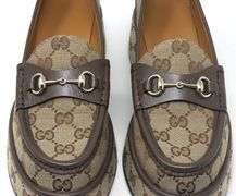 Gucci Horsebit wedge loafer shoes