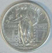 Flashy lustrous BU 1917 Type I Standing Liberty Quarter