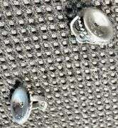 14K White Gold Round Brilliant Cut Diamond Cluster Earring