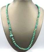 Turquoise beaded necklace