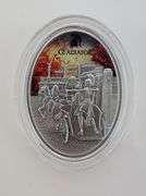 2013 Fiji $10 GLADIATOR .999 Fine Silver 1oz Colorized