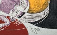 Houshang Seyhoun ,Horses (2000) ,AP Lithograph.