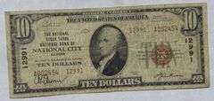 1929 Series $10 National City Illinois National Currency Note