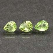 Brilliant .93ct set of untreated Tsavorite Garnets!