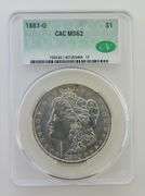 1883 O Morgan Silver Dollar, CAC MS62