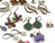 Group lot of Vintage 925 sterling silver earrings