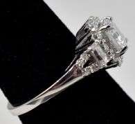 CZ Gemstone Ring in Sterling Silver