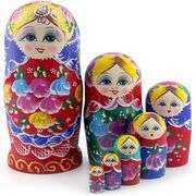 Handmade Russian Matryoshka Nesting Dolls