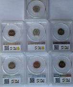 Seven PCGS Proof 69 Roosevelt Dimes