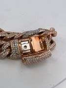 Men's Certified Diamond Puff Gucci Miami Cuban Link Bracelet ( 18 MM ) 17.00 carats of diamonds