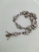 CERTIFIED 18K WHITE GOLD DIAMOND BRACELET