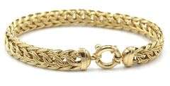 Lovely 14K WG Woven Wires Bracelet
