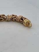14K SOLID GOLD BYZANTINE STYLE LADIES BRACELET