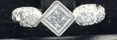 18K White Gold Princess Cut Diamond Ring