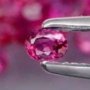 Collectors 3.35ct violet red Ruby set -Untreated!!!