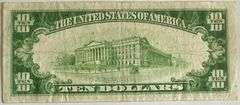 Fresh 1934 $10 Silver Certificate