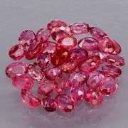 Sparkling! 3.30ct set of pinkish red REAL UNTREATED Rubies!!