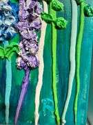 Heavy Textured Impressionistic Floral Painting