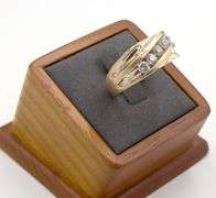 14kt Yellow gold 1.25ctw 5 stone diamond men's band