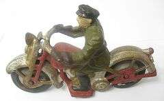 VINTAGE CAST IRON MOTORCYCLE