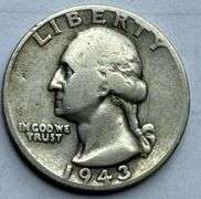 1943 S Double Die Obverse Washington Quarter